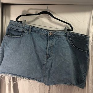 ASOS Curve Plus Denim Skirt